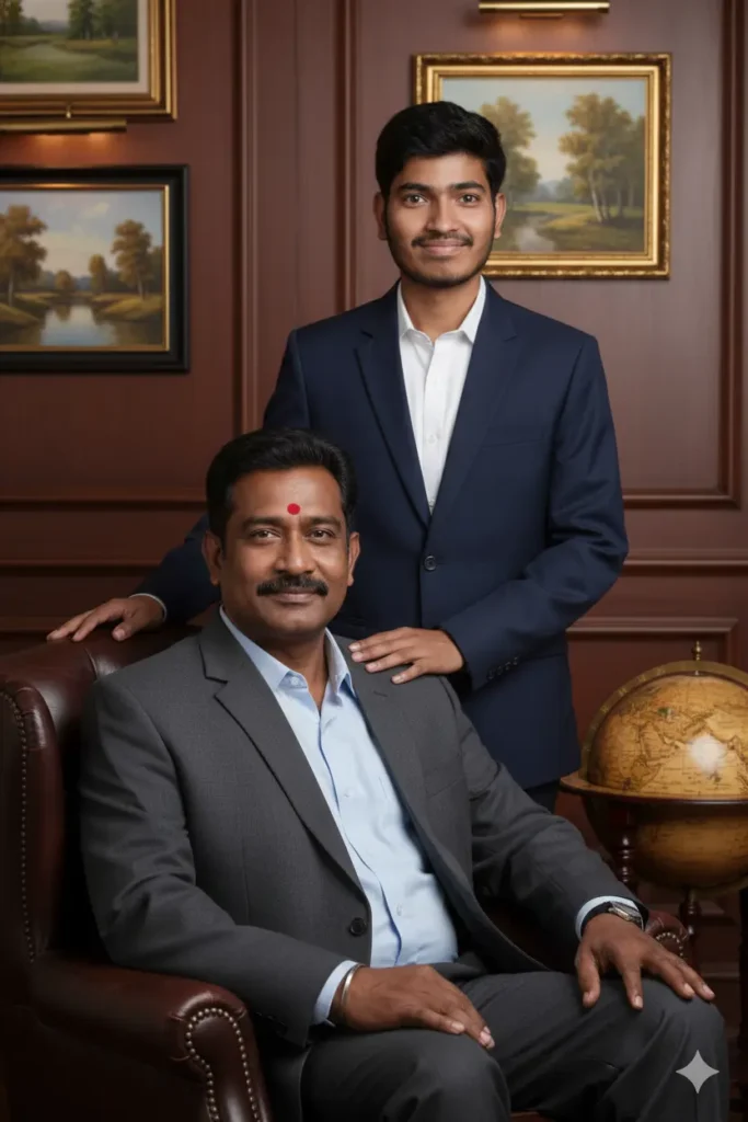 Father and son gemini prompt