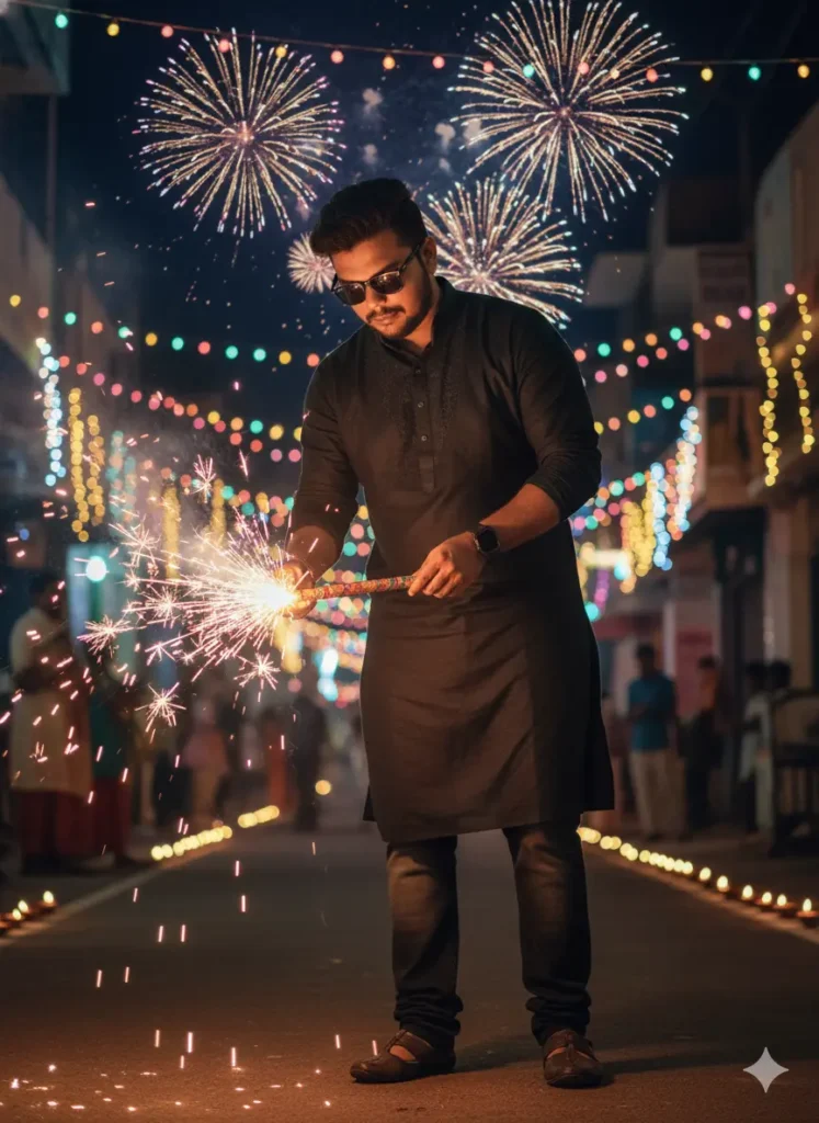 diwali photo editing prompts
