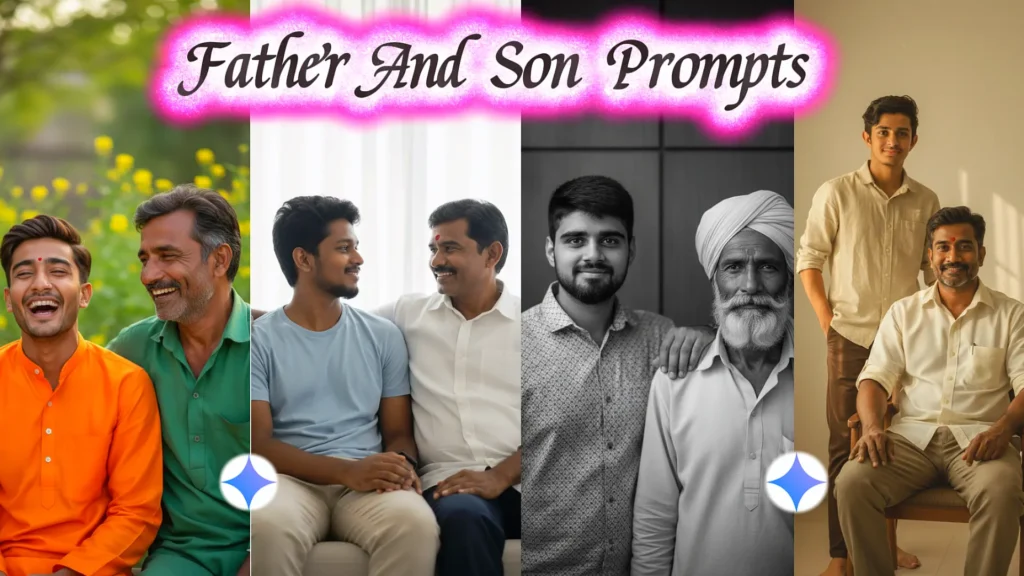 father and son prompt for gemini ai
