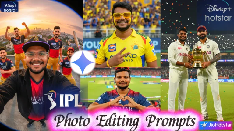 gemini ai photo prompt copy paste cricket ipl