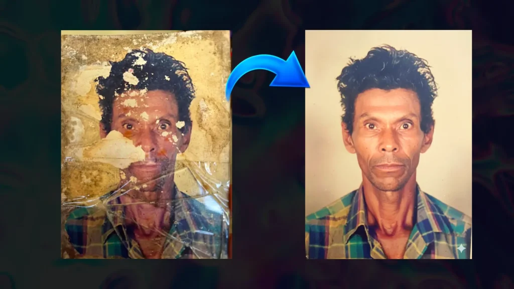 old photo restoration prompt