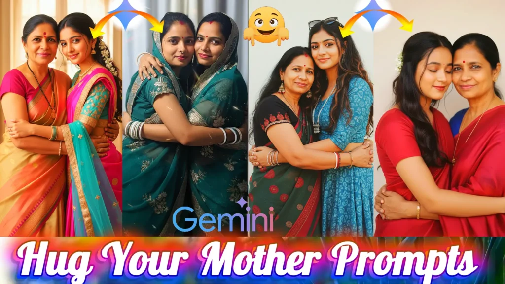 gemini prompt for hugging mother