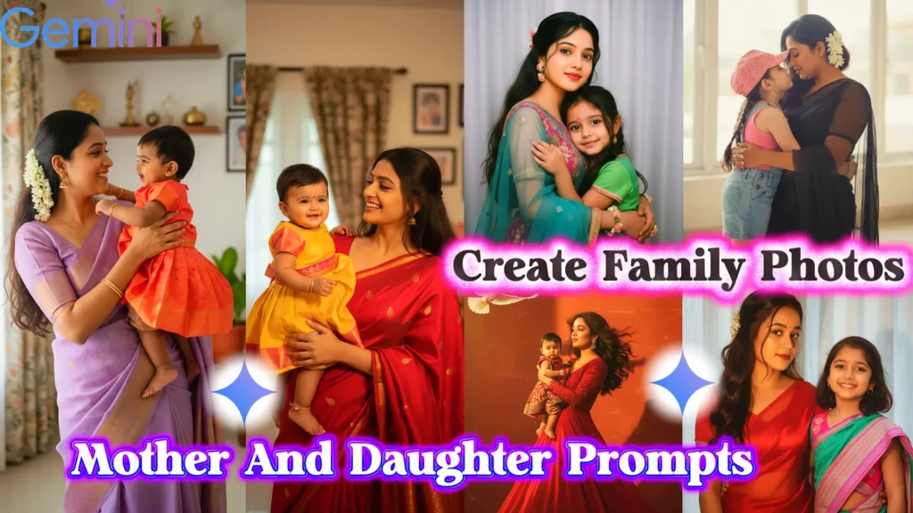 mother and daughter prompt for gemini