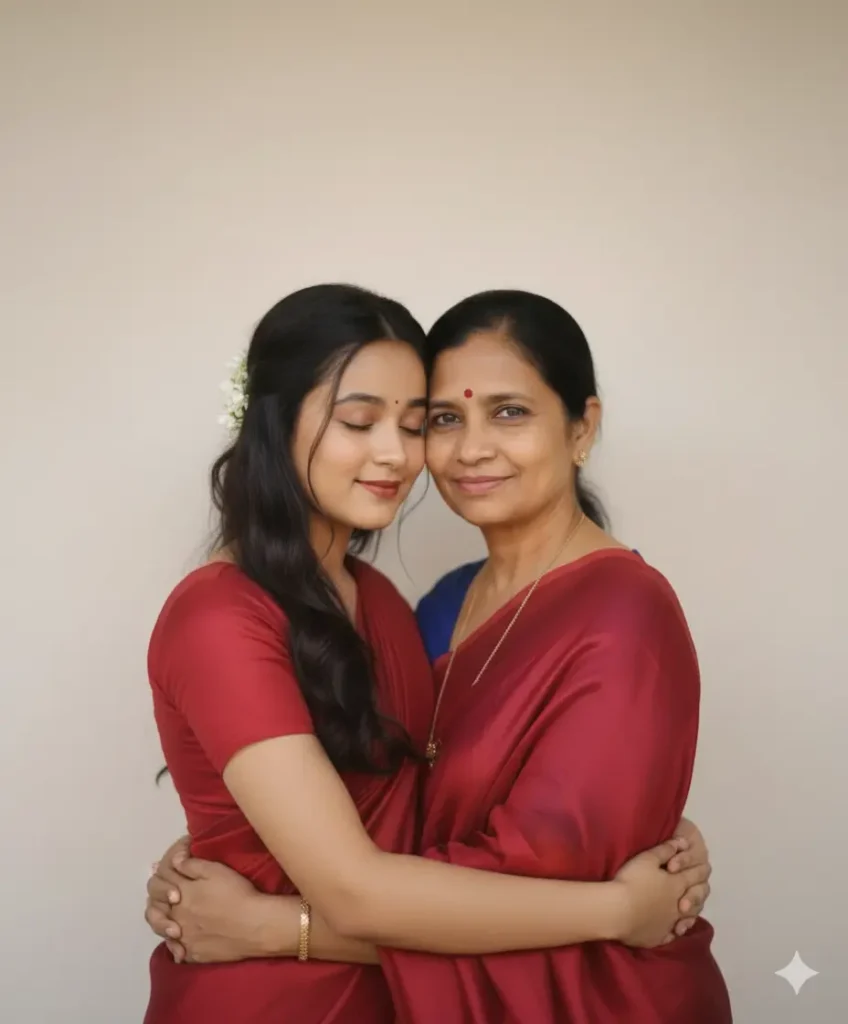 mother daughter hugging prompt