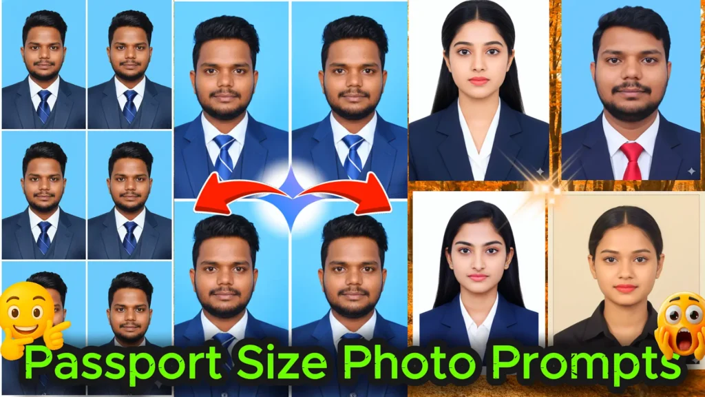 passport size photo prompt for gemini ai
