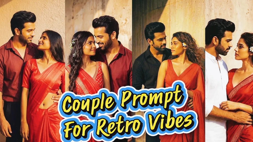 Prompts for Gemini AI Retro Style Girl and Boy