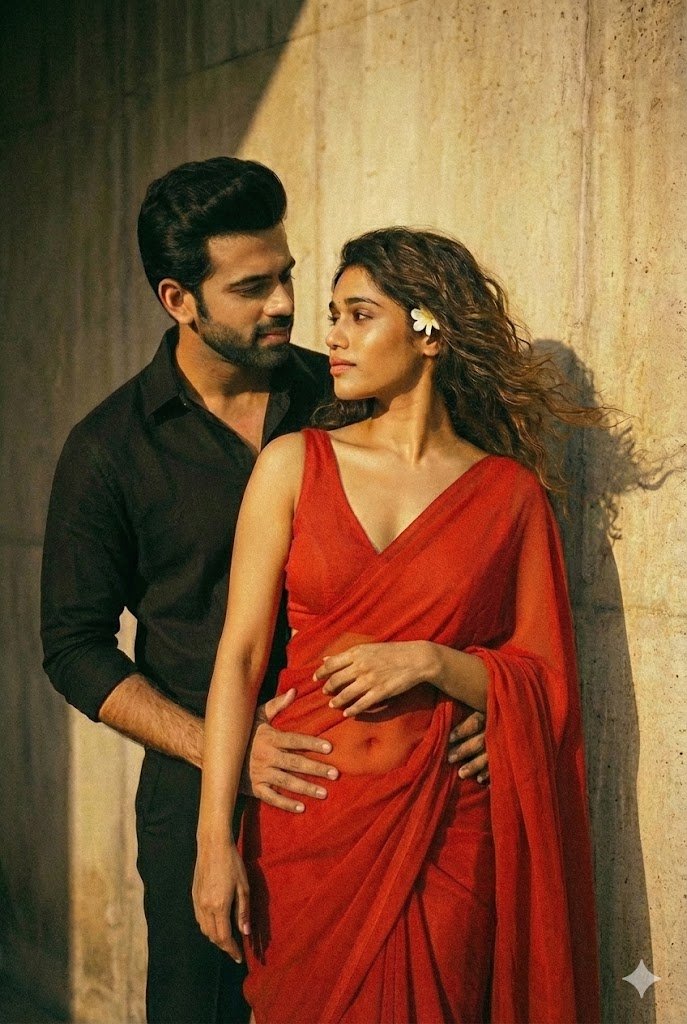 best prompt for gemini ai retro style couple