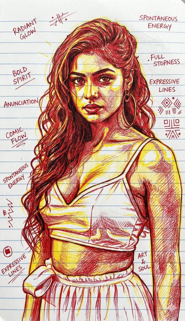 gemini hand drawn sketch prompt