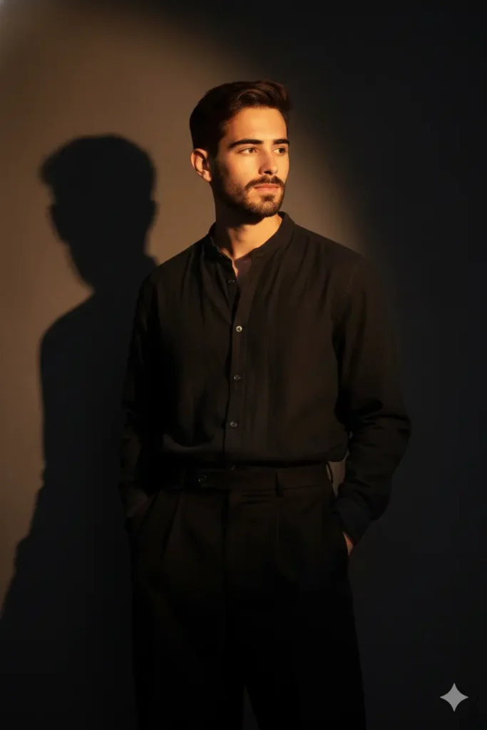 retro style prompt for gemini boy