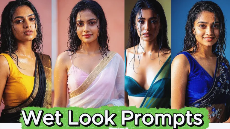 Prompt for Gemini Girl Style Wet Look