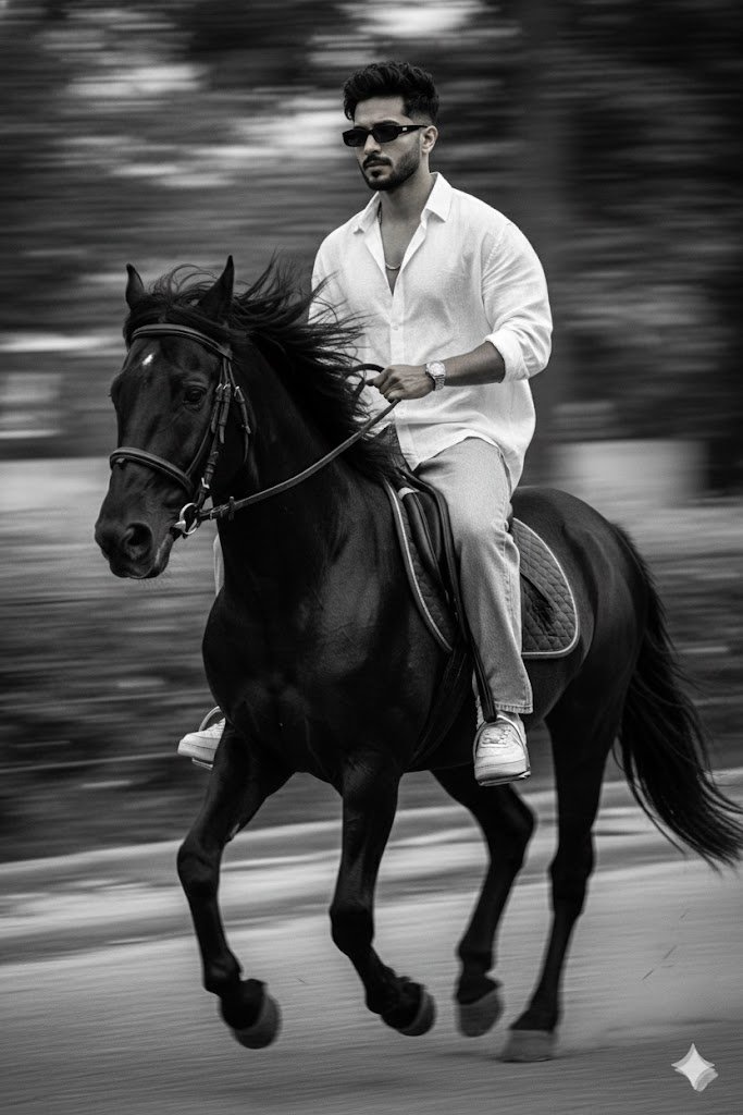 gemini ai photo prompt copy paste trending boy horse instagram