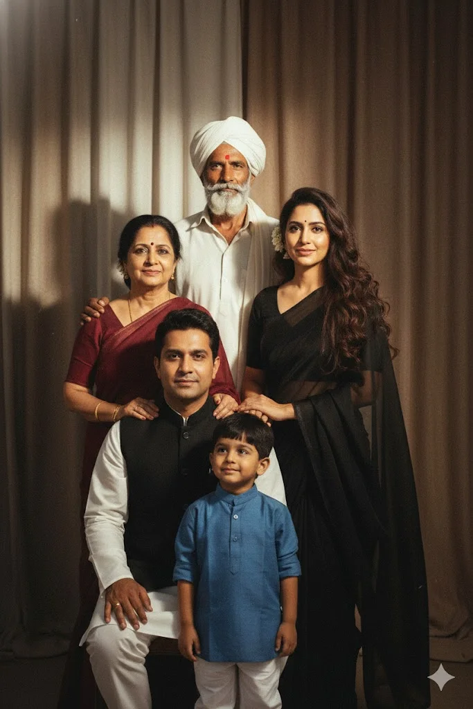 cute family gemini prompt