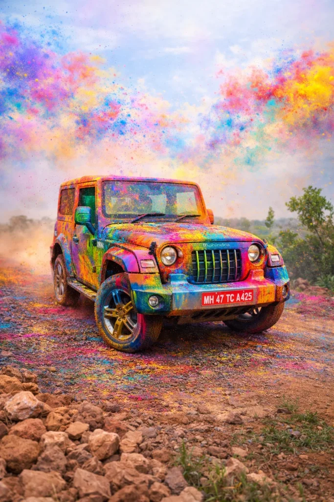 holi car prompt