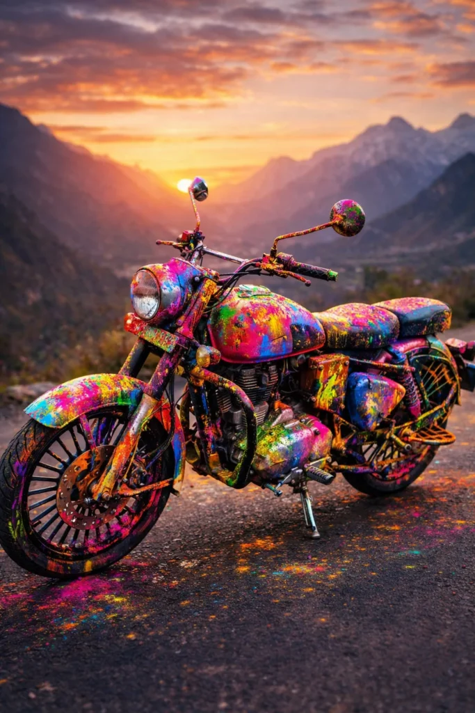 holi prompt for bike chatgpt