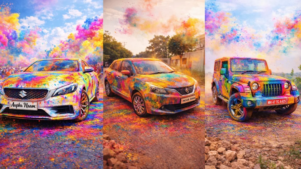 holi prompt for car