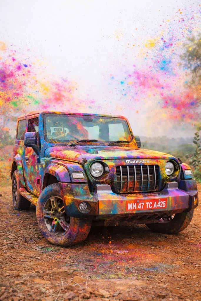 holi prompt for car