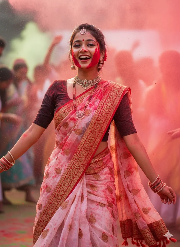 holi prompt for gemini ai girl