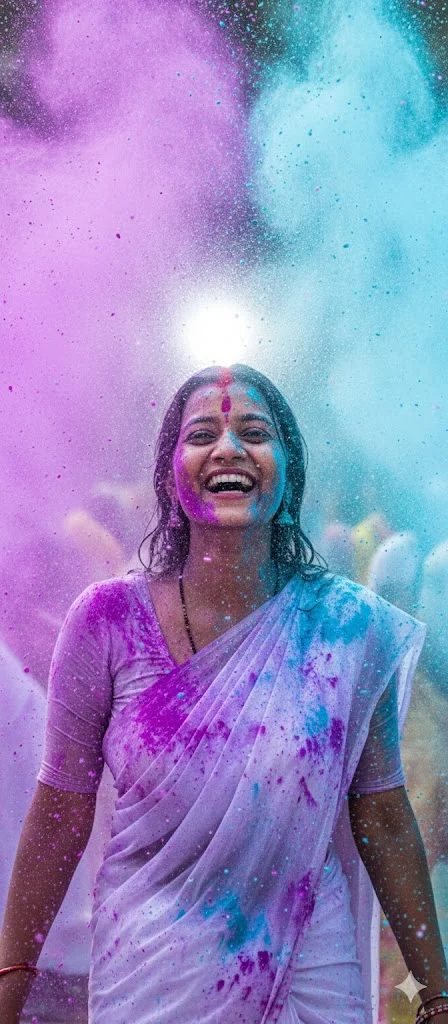 holi prompt for girl