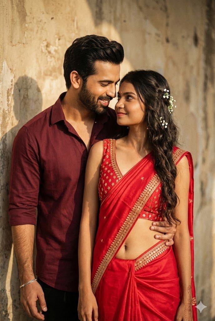 7. gemini ai photo prompt copy paste for couple retro style