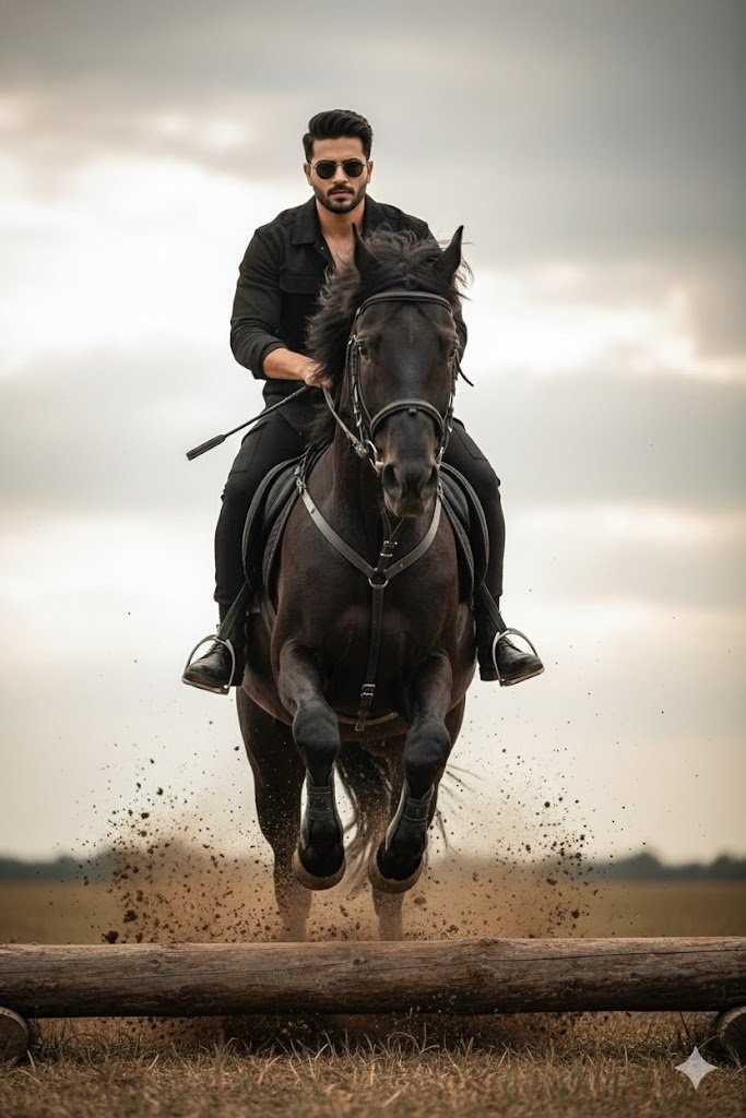 gemini ai photo prompt copy paste trending boy horse TikTok