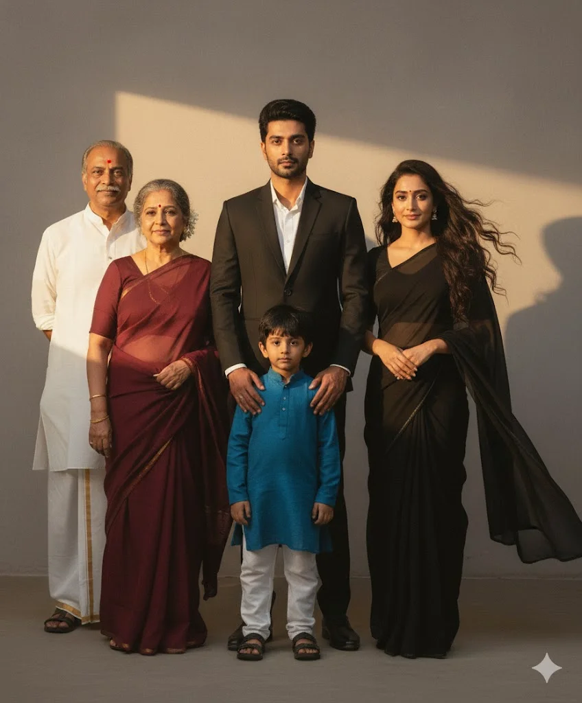 prompt for family photo in gemini