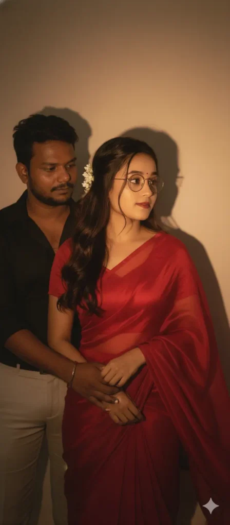 prompt for gemini ai retro style couple photo