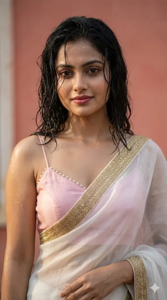 prompt seen saree look