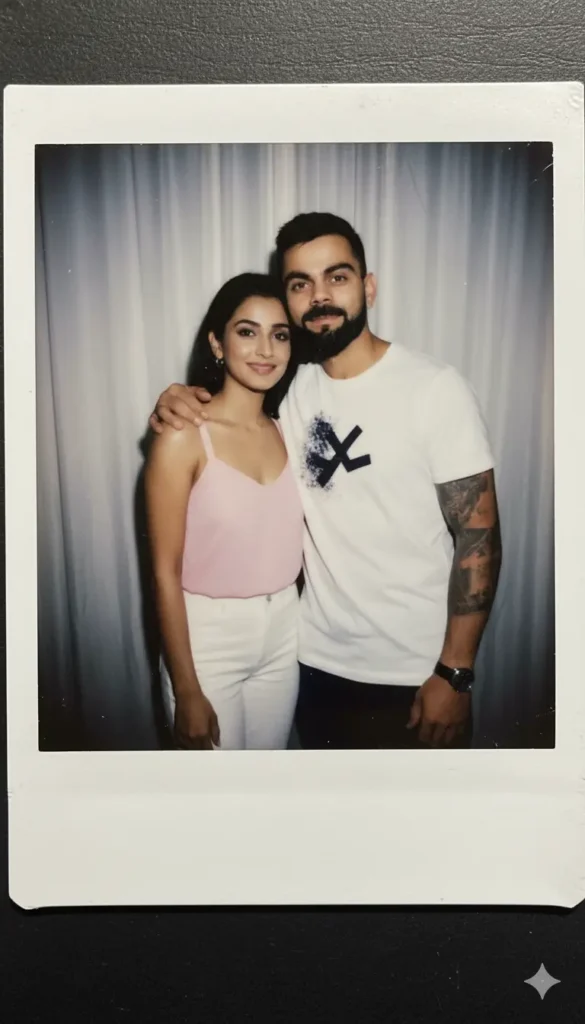 selfie with virat kohli ai prompt