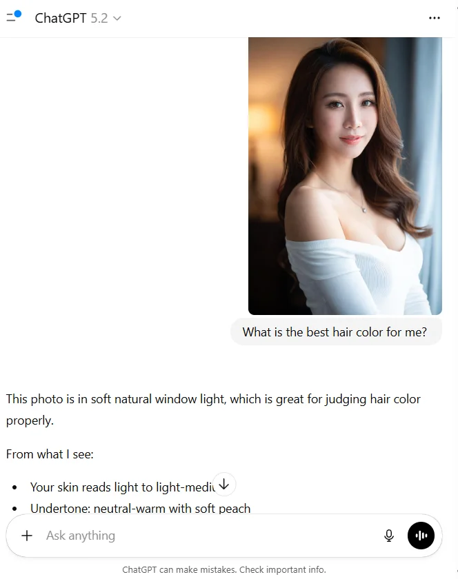 color analysis upload photo free